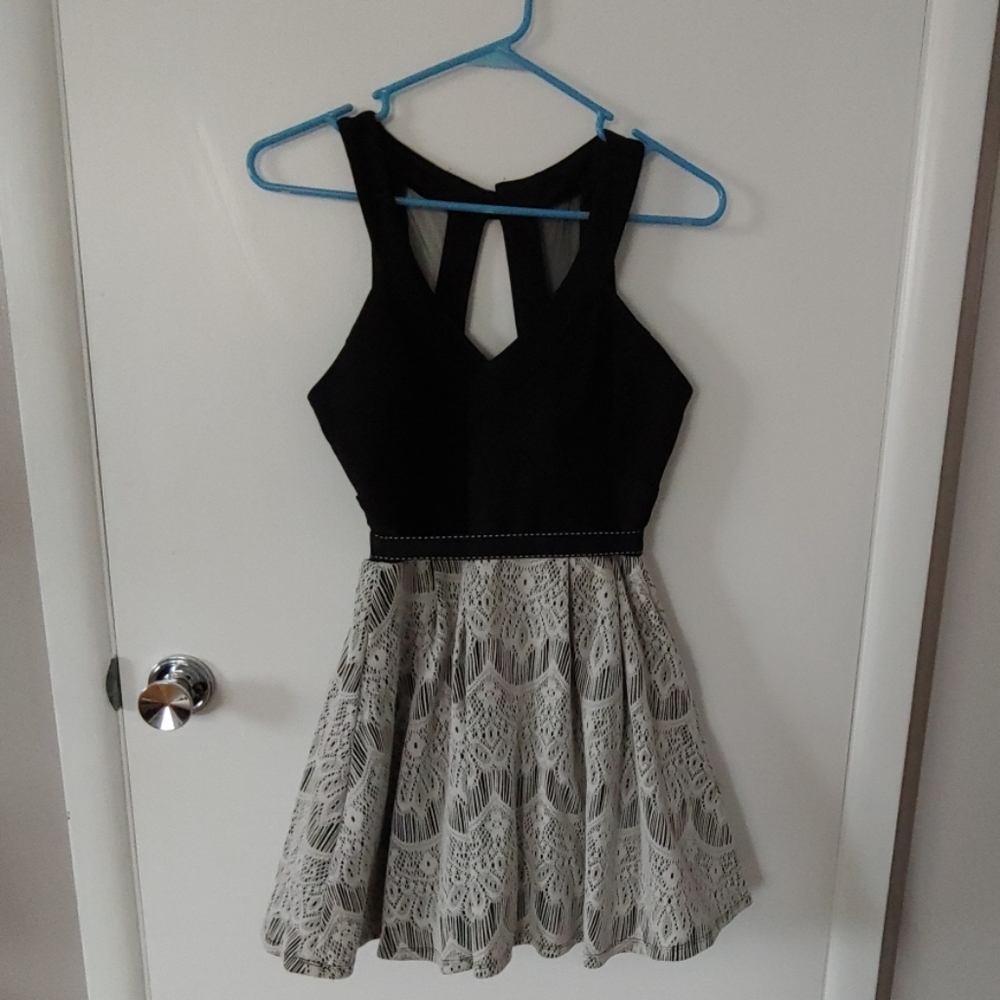 Black and White Dress